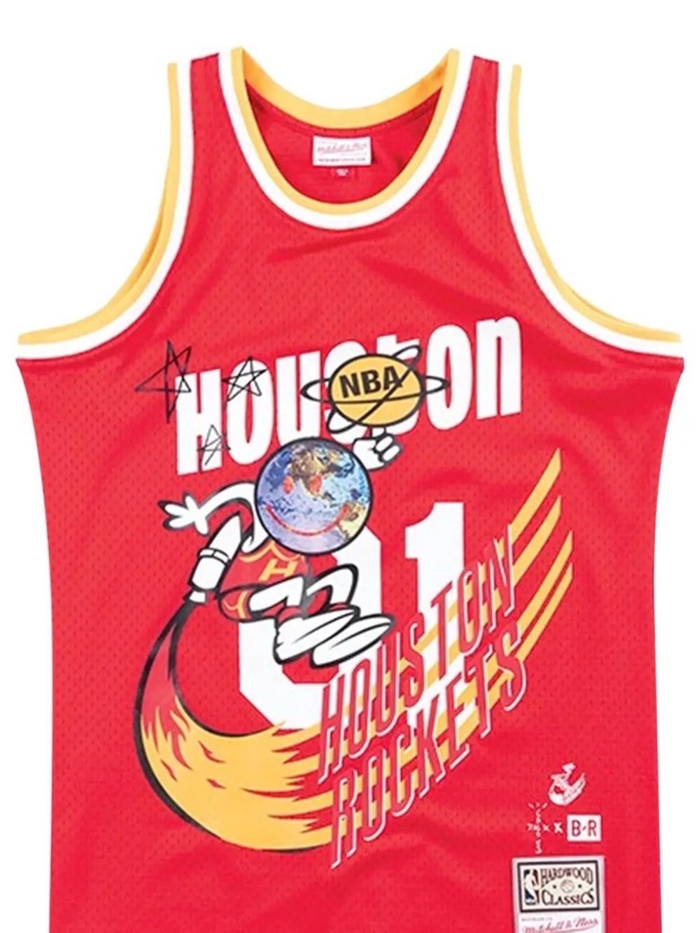 Travis Scott Mitchell & Ness Houston Rockets Jersey Cactus Jack Bleacher Report